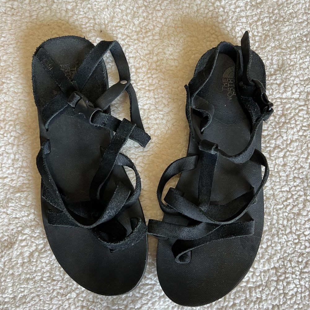 North Face leather sandals